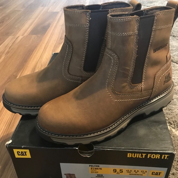 caterpillar pelton work boot